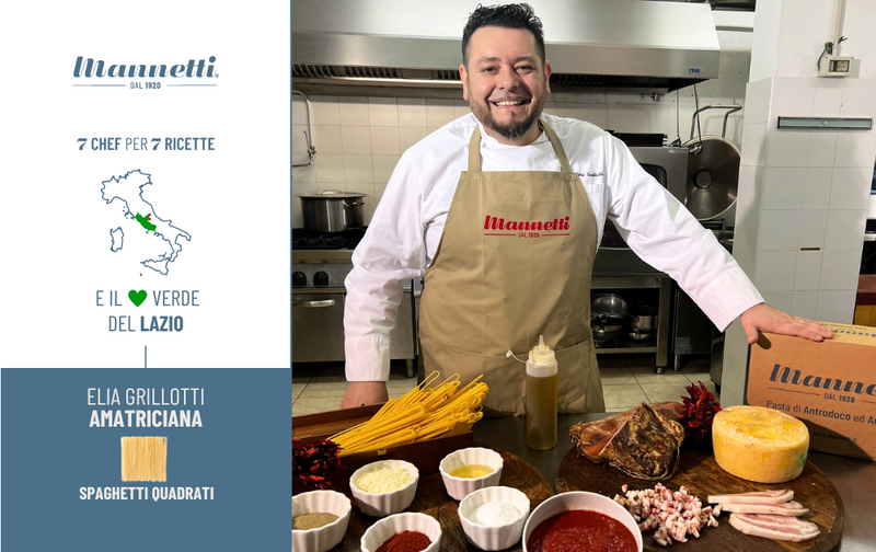 Spaghetti Quadrati Mannetti - Amatriciana