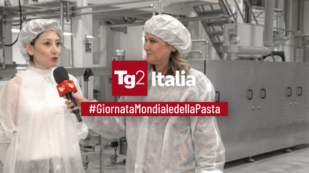 Giornata Mondiale della Pasta, Amatrice luogo simbolo con pasta Mannetti allo speciale Tg2 Italia della RAI