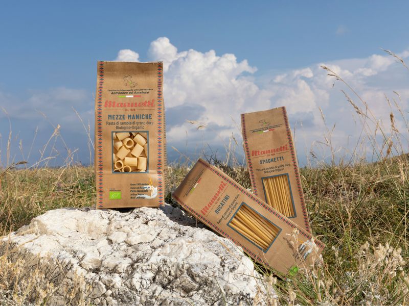 I prodotti di pasta Mannetti Bio certificati PAT entrano nell'elenco "Natura in Campo"